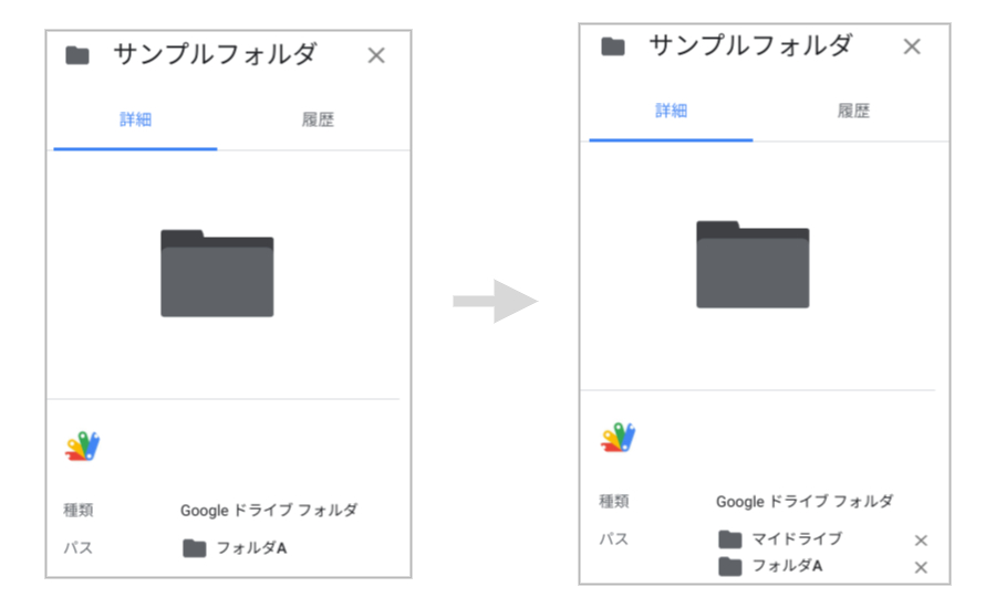 addFolder実行結果①